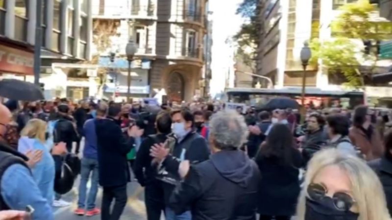 Protesta de las agencias de turismo