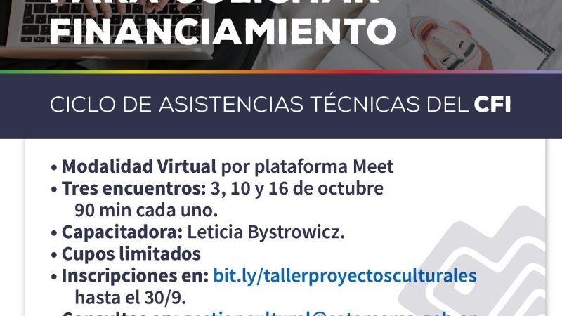 Taller sobre diseño de proyectos culturales para solicitar financiamiento
