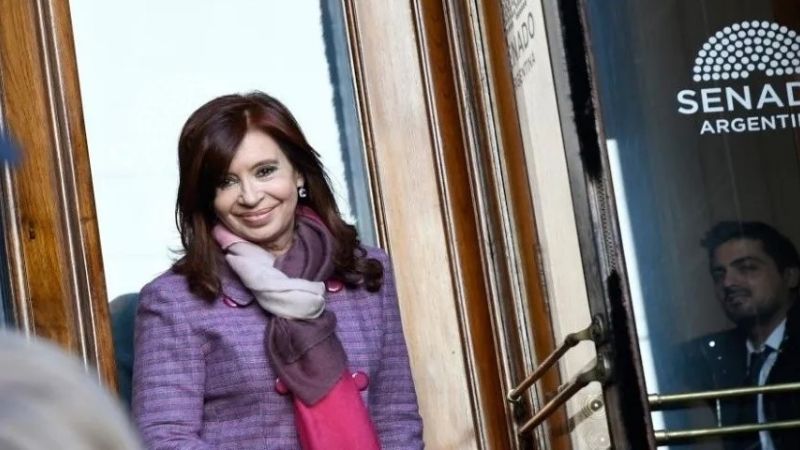 Cristina Kirchner acusó a Juntos por el Cambio de pretender "paralizar" el Senado