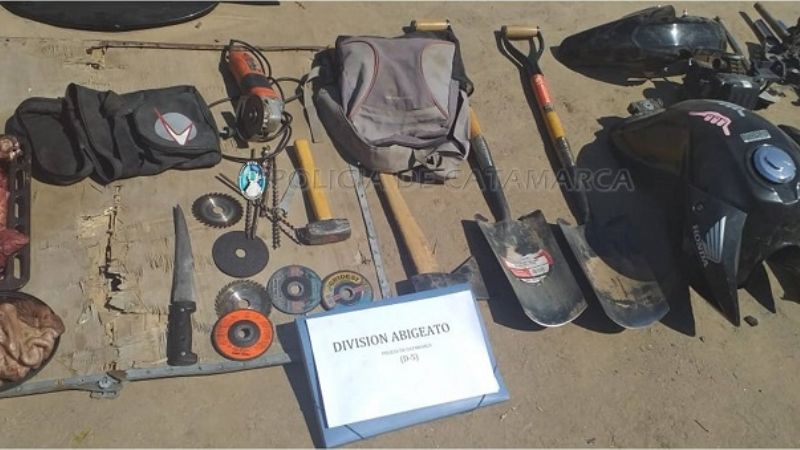 Esclarecen robo en una Escuela de Capayán