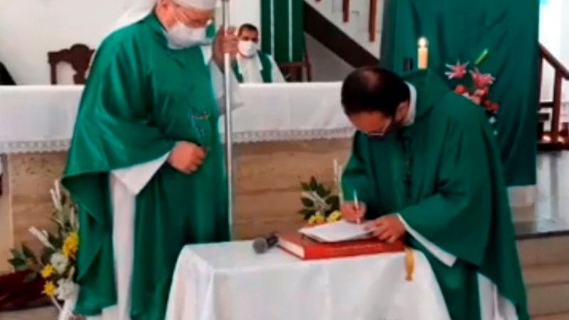 Asumió el nuevo párroco en Fiambalá