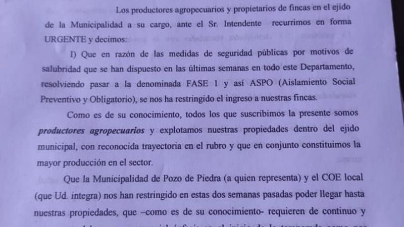 Productores de Belén preocupados por las pérdidas