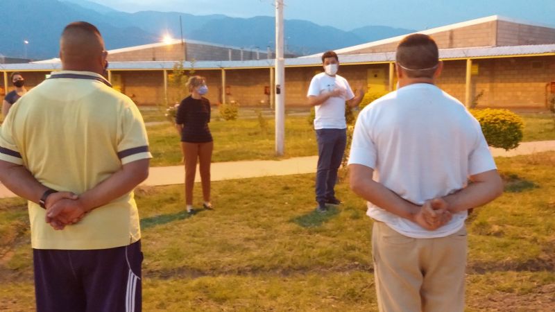 Operativo de contención en el Penal de Miraflores: 196 testeados