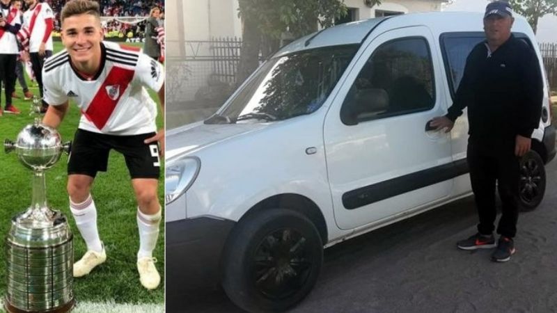 El gesto de Julián Álvarez con su descubridor