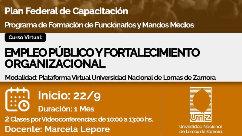 Nueva etapa formativa universitaria para empleados públicos