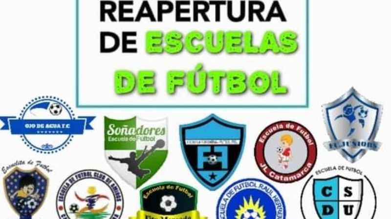 Las Escuelas de Fútbol piden reabrir sus actividades