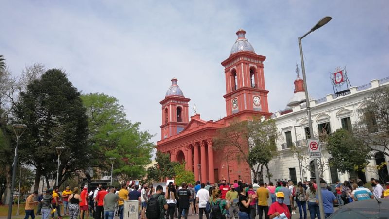 Protesta de gastronómicos golpeados por la pandemia