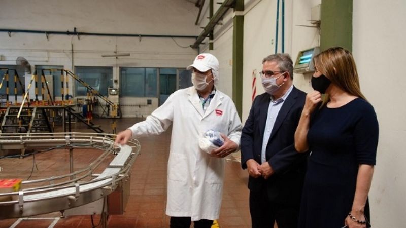 Jalil visitó la planta agroindustrial Camino