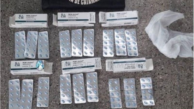 Secuestran ansiolíticos en un Puesto Caminero