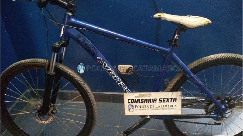 Encuentran bicicleta robada que ya estaba pintada de otro color