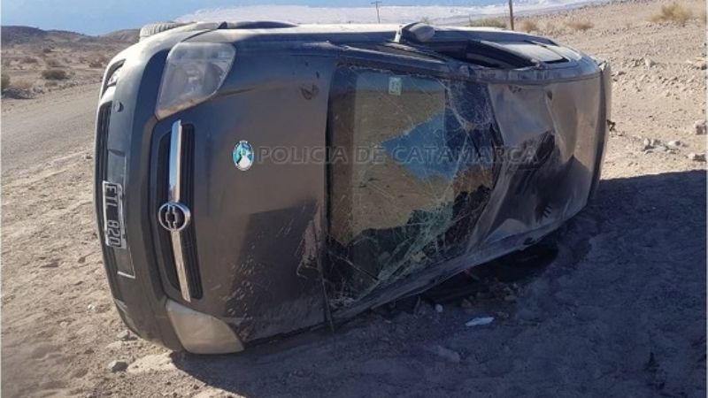 Vuelco fatal en Palo Blanco