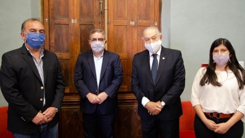 Jalil recibió al juez Cerda por comicios en pandemia