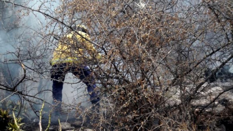 Fin de semana con diversos incendios forestales en la provincia