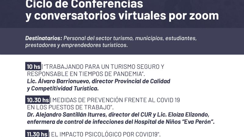 Conversatorios por la Semana de Concientización Turística