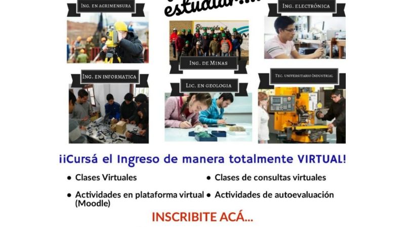 Curso de nivelación virtual en la Facultad de Tecnología