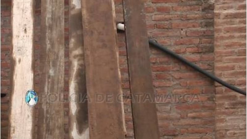 Encuentran seis maderas robadas de una obra en construcción