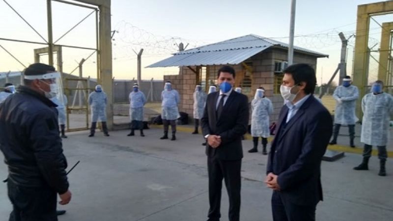 Aguirre visitó la cárcel