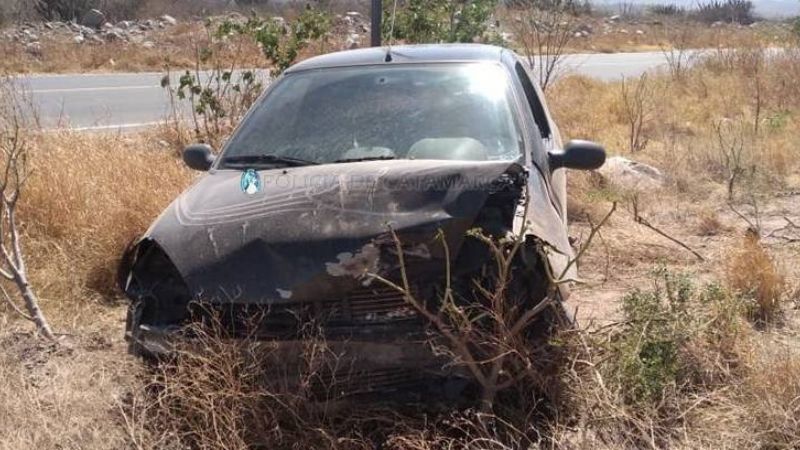 Violento vuelco de un auto en el Sur de la ciudad