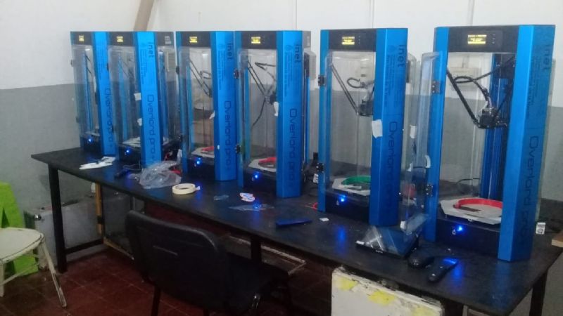 Trabajan en la segunda producción de máscaras protectoras