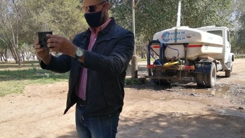 Controles a los camiones cisterna de Aguas de Catamarca