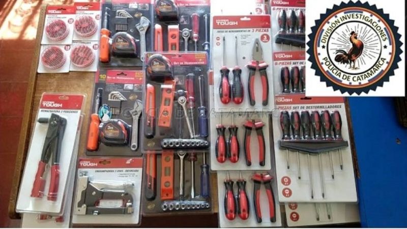 Gran cantidad de elementos recuperados producto de ilícitos