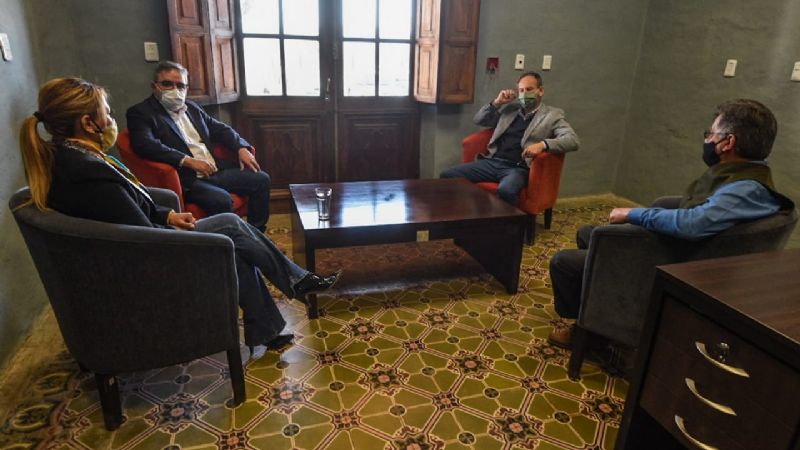 Jalil recibió a Paulón por avance de obras de infraestructura