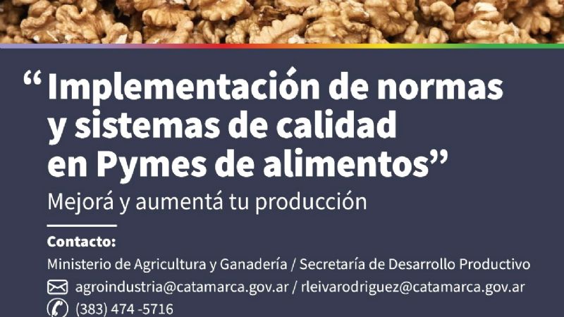Convocatoria para pymes alimentarias