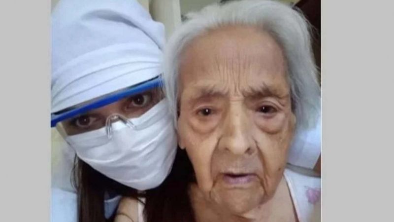 Tiene 102 años, contrajo coronavirus y se recuperó