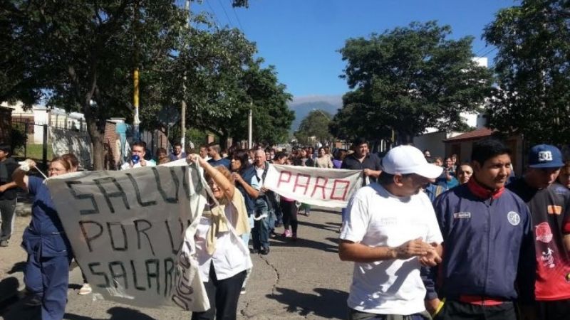 Movilización de trabajadores de Salud