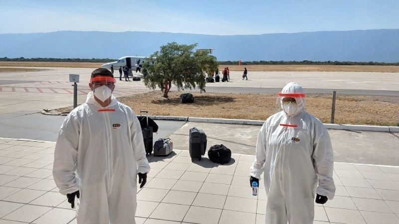 El COE informó sobre el traslado de los mineros contagiados