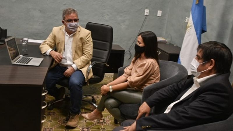 Jalil y Lammens se reunieron con beneficiarios de “Clubes en Obra”