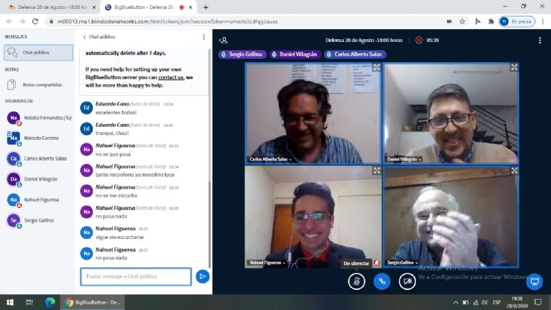 El aula virtual, un recurso útil para la presentación de los trabajos finales