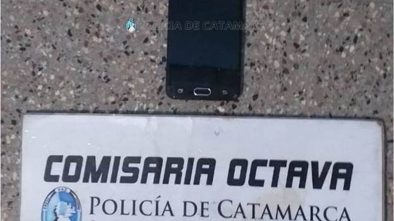 Encontraron un celular robado escondido en un descampado