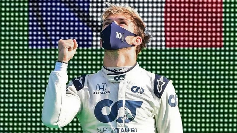 El francés Pierre Gasly le cambió la “cara” a la F1