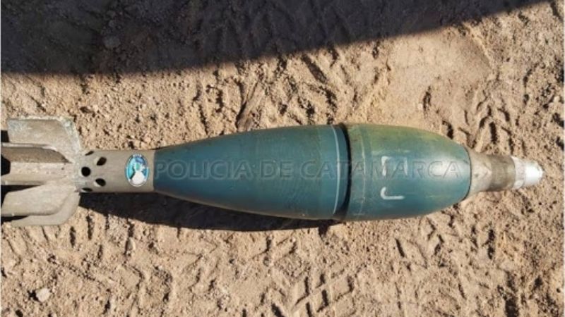 Destrucción de material explosivo