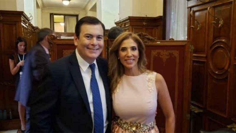 Zamora aislado tras el positivo de Covid-19 de su esposa, la senadora Ledesma Abdala