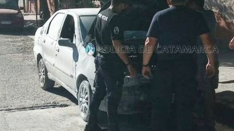 Se incendió un auto