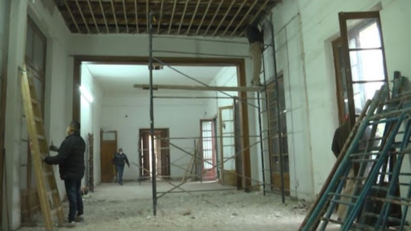 Tres obreros lesionados en la obra de refacción de Casa de Gobierno