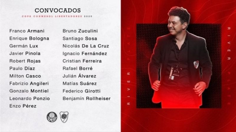 Gallardo con tres opciones para reemplazar a Carrascal