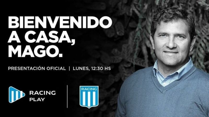 Rubén “el Mago” Capria será el manager  de Racing