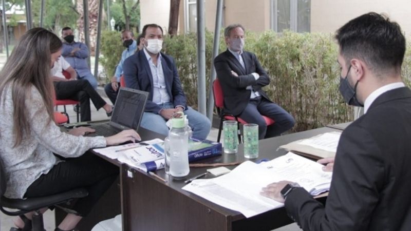 Acto de licitación para Planta Depuradora de Santa María