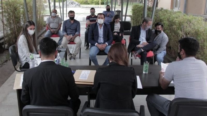 Acto de licitación para Planta Depuradora de Santa María