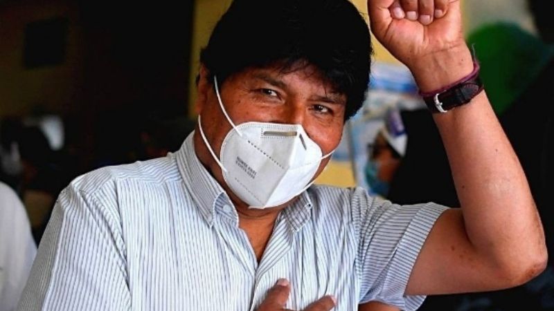 Evo Morales con Covid-19