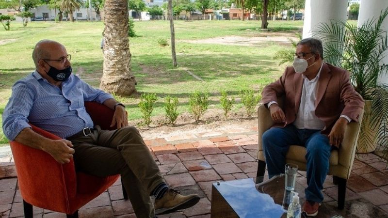 El Gobernador recibió al Rector de la UNCa