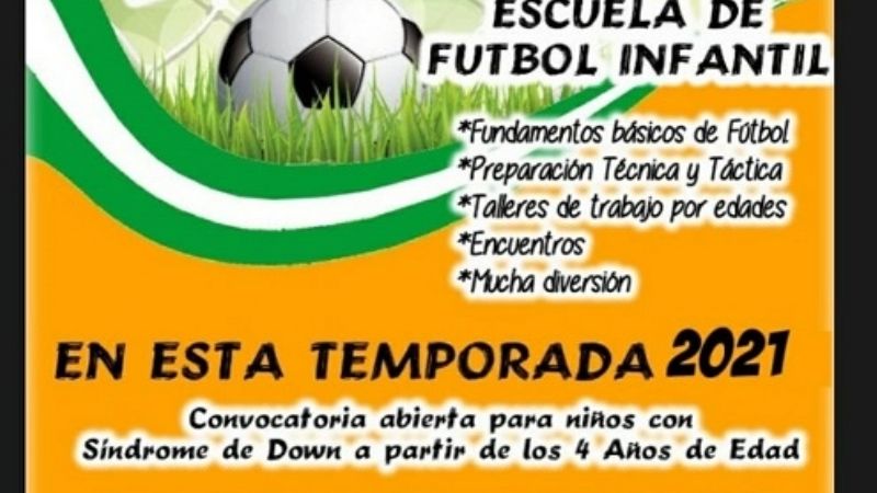 Inicia escuela de futbol para chicos con Sindrome de Down