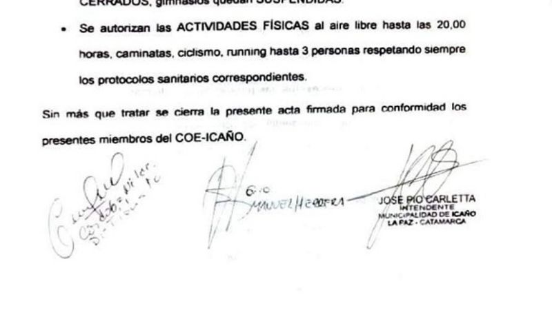 Etapa Roja para la jurisdicción Norte de La Paz