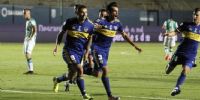 EL COLOMBIANO CARDONA justificó su presencia con un nuevo gol para Boca.