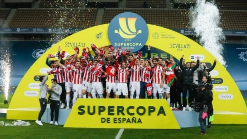 Bilbao ganó la Supercopa y expulsaron a Messi
