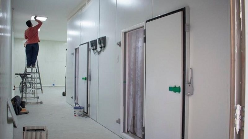 Construyeron una sala de almacenamiento y refrigeración de vacunas