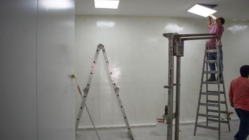 Construyeron una sala de almacenamiento y refrigeración de vacunas